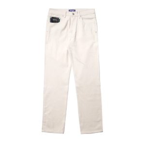 ECRU DENIM PANTS