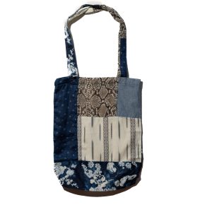 PATCHWORK NOVEL TOTE BAG
