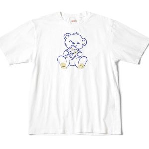 20/- JERSEY CREW T-SHIRT (PECKISH LITTLE BEAR)